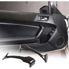 ABS Carbon Fiber Auto Inner Door Handle Trim Fit forToyot-a 86 Subaru BRZ 2012-2020 Scion FR-S, Door Handles Covers Interior Decoration Trim