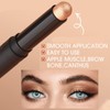 Brown Shimmer Eyeshadow Stick Cream Eye Shadow, Glitter Eyeshadows Pencil