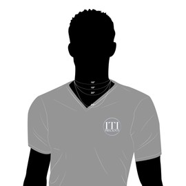 ITI Precious NYC Solid 925 Sterling Silver Cross with Dove Design (32 x 19 mm) with Sterling Silver Chain (20 in)