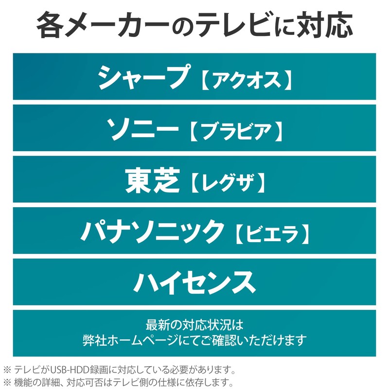 Elecom ELP-PTV020UBK Portable Hard Drive 2TB USB 3.2 (Gen1) for