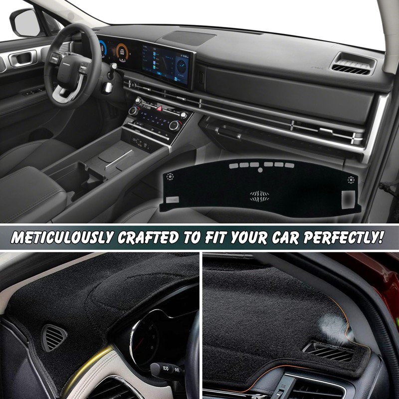 INUBOXES Non-Slip Dash Cover Dashboard Cover Mat Custom Fit Center