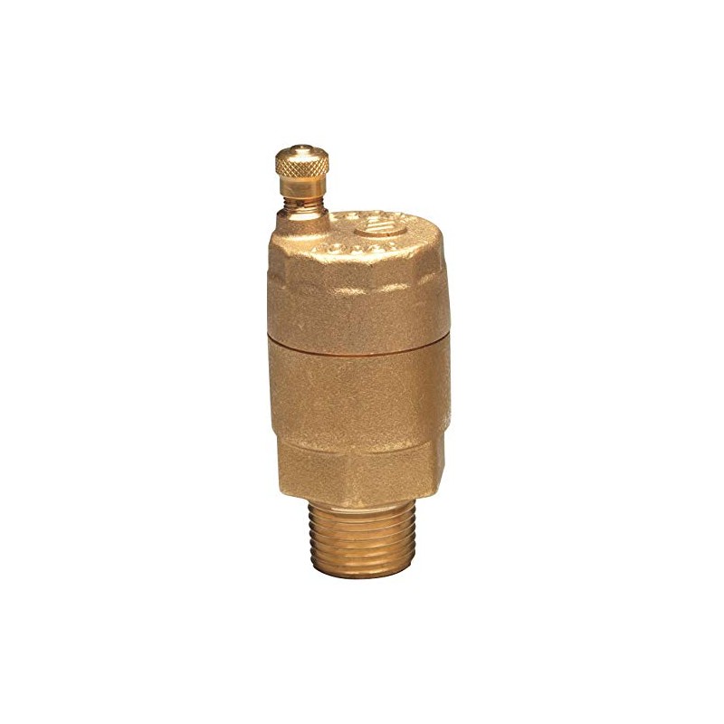 150 psi Automatic Air Vent Valve, Brass, 3/4 in Inlet