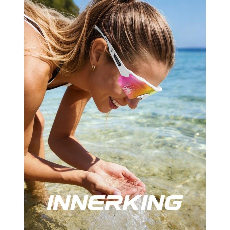 Innerking Photochromic Cycling Glasses for Men and Women, Bike Glasses