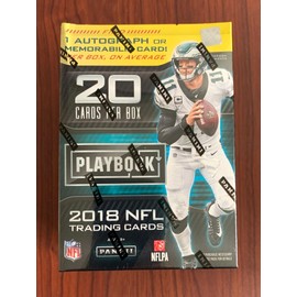 2018 Panini PLAYBOOK Football Trading Cards Blaster Box - Sealed 1 AUTO or Mem