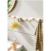 YunNasi Children's Coat Rack, No Drilling, Wall Coat Hook, Cream