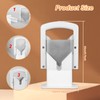 Bagel Slicer, Stainless Steel Bagel Precision Cutter with Safety Handle,