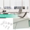 Tyenaza Roller Blinds for Windows, Roller Blind Bracket, Window Clamp-On