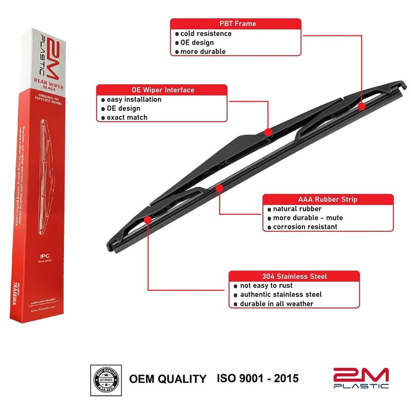Front and Rear Wiper Blade For Acura MDX 2007-2013 SET