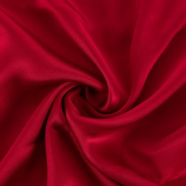 Silk Pillowcase 100% Silk 22 Momme Oeko-Tex® Certified, Benefits for Hair and Skin, Anti-Aging, Anti-Dust Mites (Red, 40x60cm)