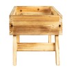 BalterFF Chicken Picnic Table Feeder Wood Feed Chicken Coop Accessories