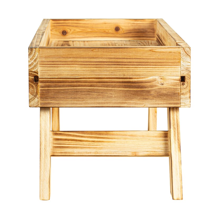 BalterFF Chicken Picnic Table Feeder Wood Feed Chicken Coop Accessories