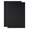 OLYCRAFT 2pcs ABS Plastic Sheet 21x30cm Black Rigid Moldable Panel