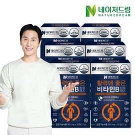 Nature Dream Vitamin B Complex for Vitality 30 Tablets x 6 Boxes / 네이처드림 활력에 좋은 비타민B 컴플렉스 30정 x 6박스