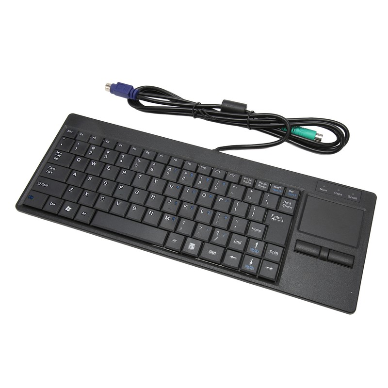 Industrial Keyboard Touchpad Wired Connection X Scissor Foot Plug and