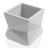 CONCRETTE Flower Pot, Matte White, 9x9x9 cm