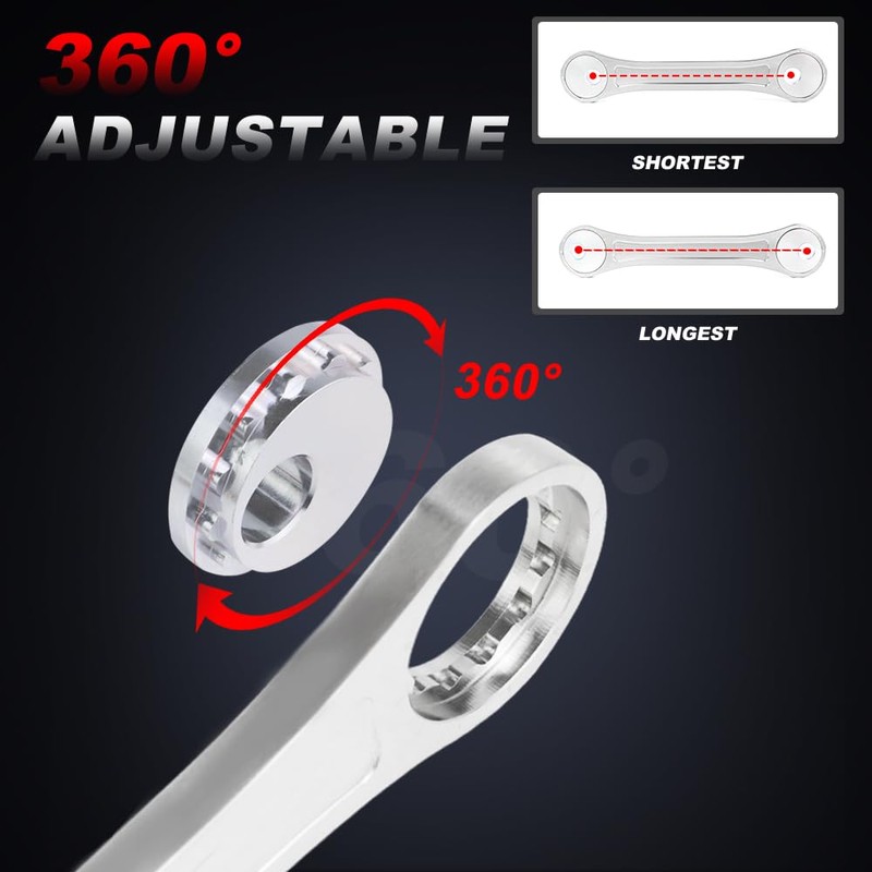 Xitomer 0-1.2'' Adjustable Lowering kit, Fit for Gen 3 KLR650