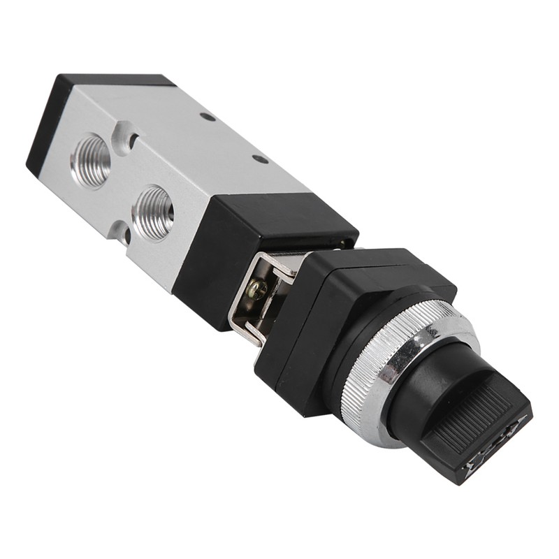 MSV86522-TB 2-Position 5-Way Mechanical Button Valve Switch Valve for Pneumatic