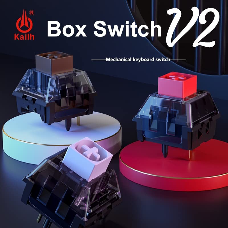 KAILH Box White Brown Red V2 5 Pin Mechanical Switches