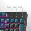 surmen Full Size Creamy Keyboard with Number Pad, 104 Keys
