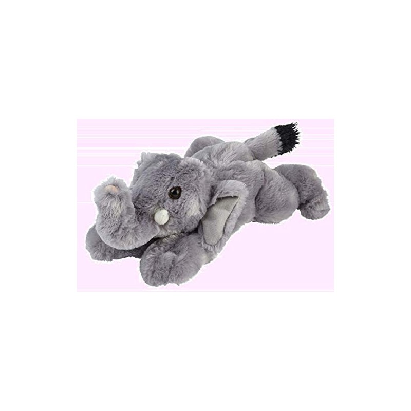 Ravensden Soft Plush Elephant Laying 28cm