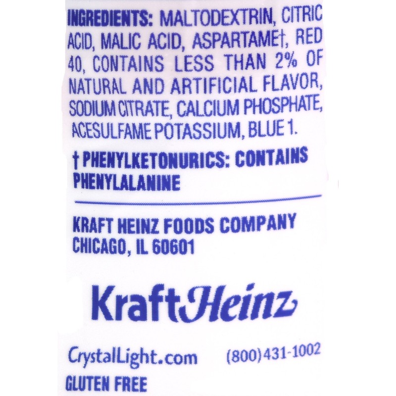 Crystal Light Raspberry Ice Drink Mix (12-quart), 1.3-ounce Packages (Pack