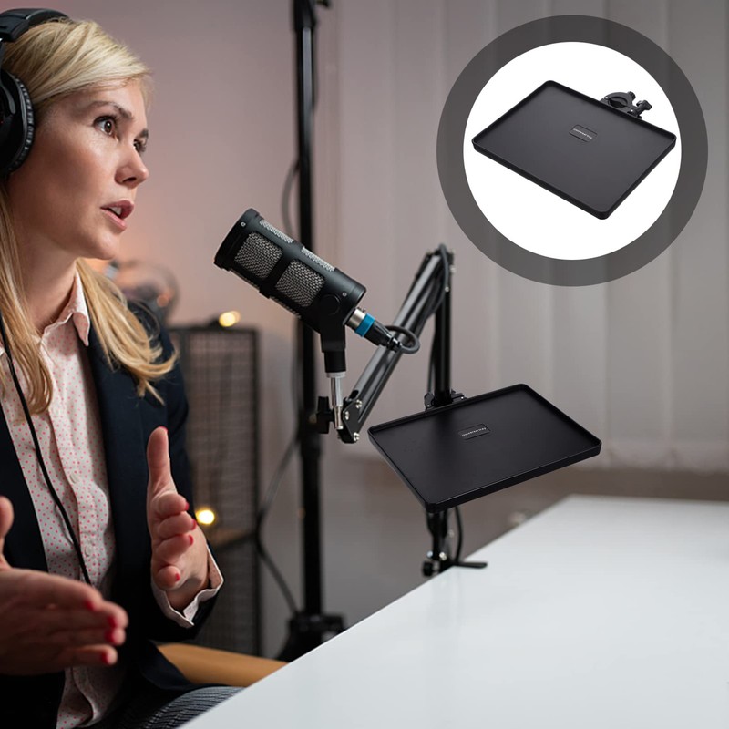 Milisten 1 x Microphone Stand, Music Stand, Shelf, Music Stand,