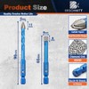 BRSCHNITT Diamond Drill Bit Hex Shank 1/4"*2,5/16",3/8",1/2"- Head Eccentric Drill
