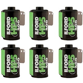 6 X Ilford HP5 Plus, Black and White Print Film, 135 (35 mm), ISO 400, 24 Exposures (1700646)