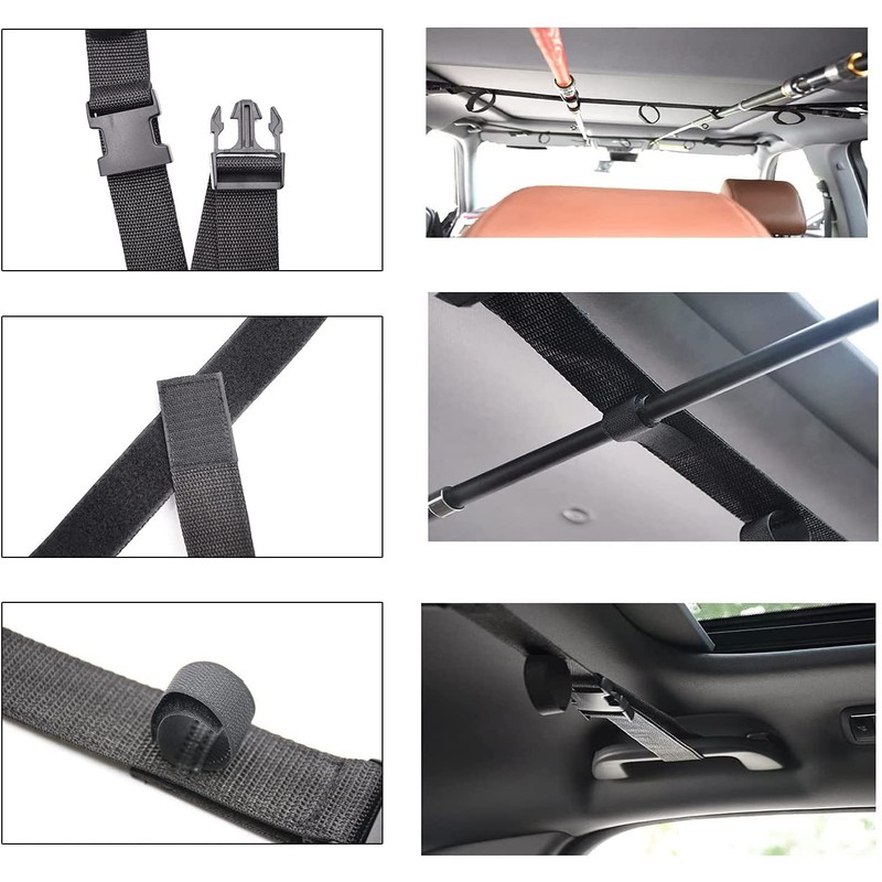 Car Rod Carrier, Rod Keeper Belt, Magic Car Fixing Multi