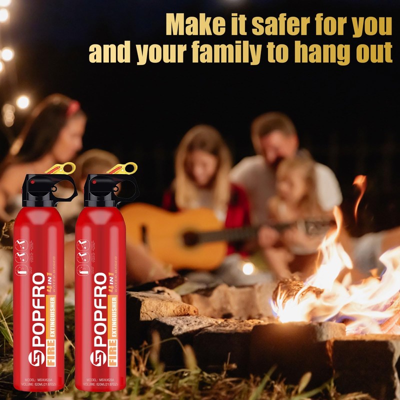 Portable Fire Extinguishers with water-based high-temperature resistance,Can Prevent Re-Ignition,Small and