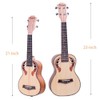 Paisen Soprano Ukulele 21 inch Hawaii Spruce Ukuleles with Tuner