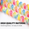 4Pcs Spiral Hair Ties, Multicolor Ponytail Holder
