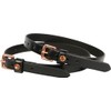 Harry's Horse Spur Strap Rose Gold, Colour: Black