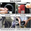 MuHize Fuel Filler Door Locking Gas Tank Cap Cover for