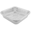 3 x SQUARE ALUMINIUM FOIL ROASTING DISH - 23 x