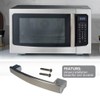 WB15X26821 Microwave Door Handle Compatible for GE JNM7196SK1SS, JNM7196SK2SS, JNM7196SK3SS,