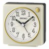 Seiko Fuji II Bedroom Alarm Clock, Pearl White