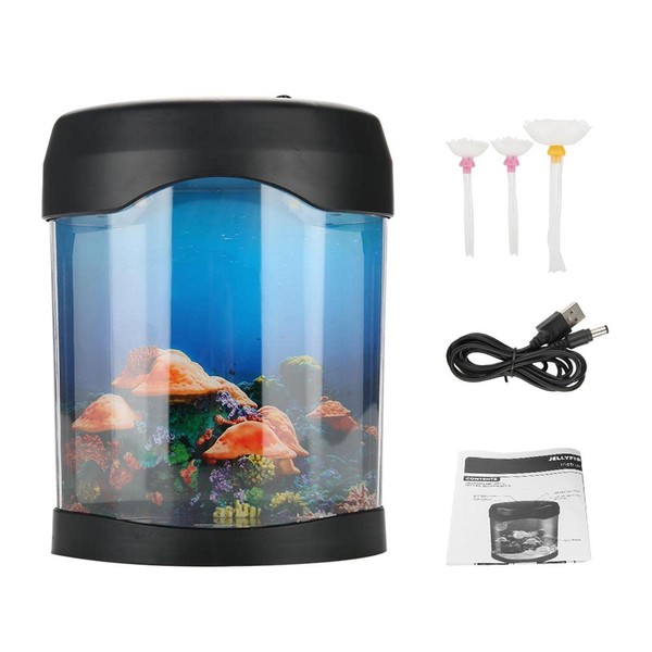 AILOOCEDI Multi Color Changing Aquarium Light Fake Fish Tank Night