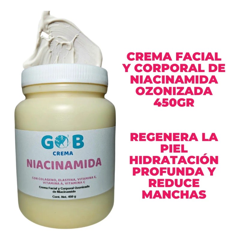 Crema De Niacinamida Ozonizada - Gob - 450 G Neutra