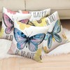 Wilproo Butterfly Decorative Throw Pillow Cover Set of 4, Cushion