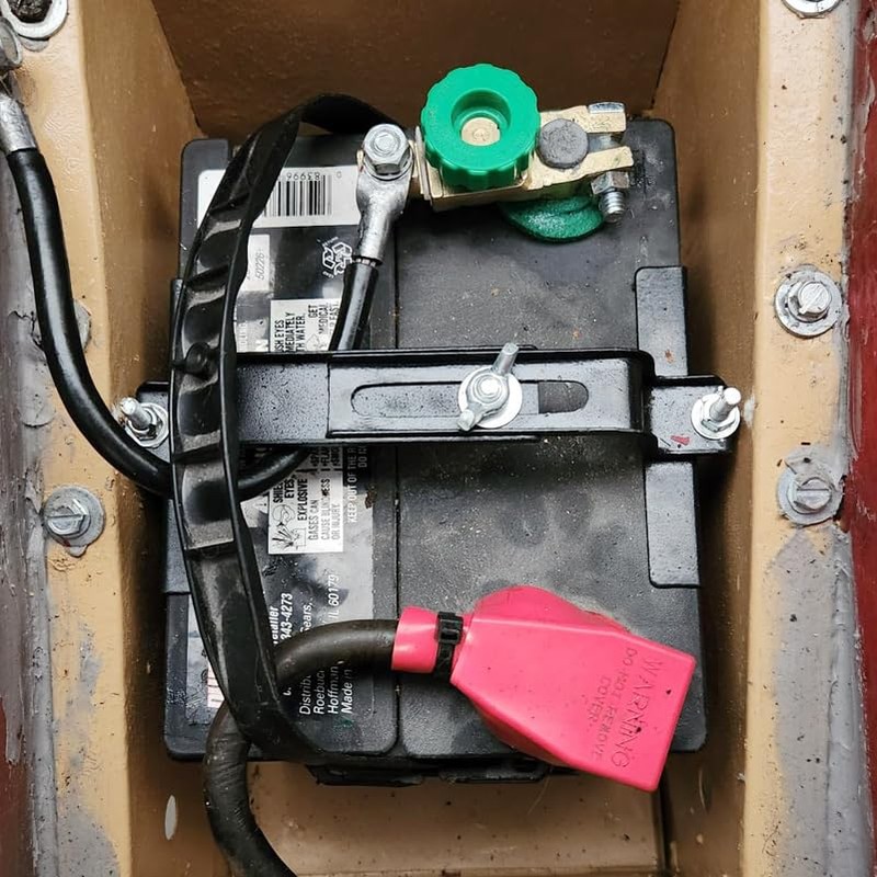 Ampper Top Post Battery Disconnect Switch 12V, Quick Disconnect Battery