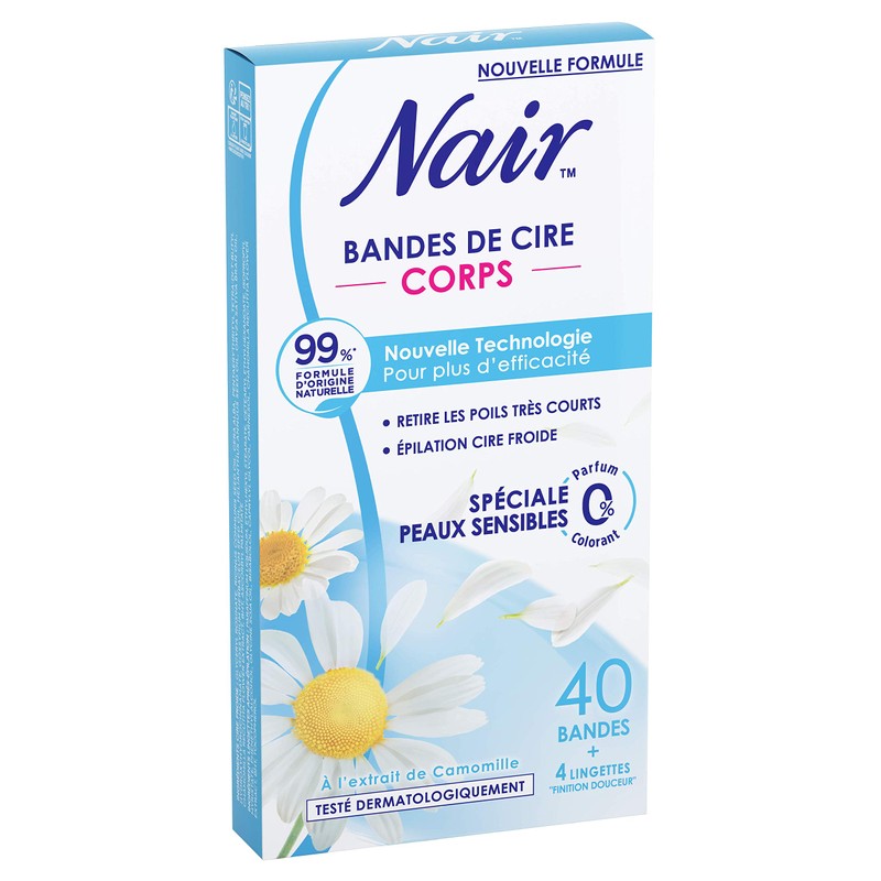 Nair - Body cold wax strips - Special for sensitive
