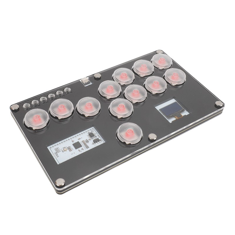 All Button Arcade Controller 12 Keys Supports Hot Swap and