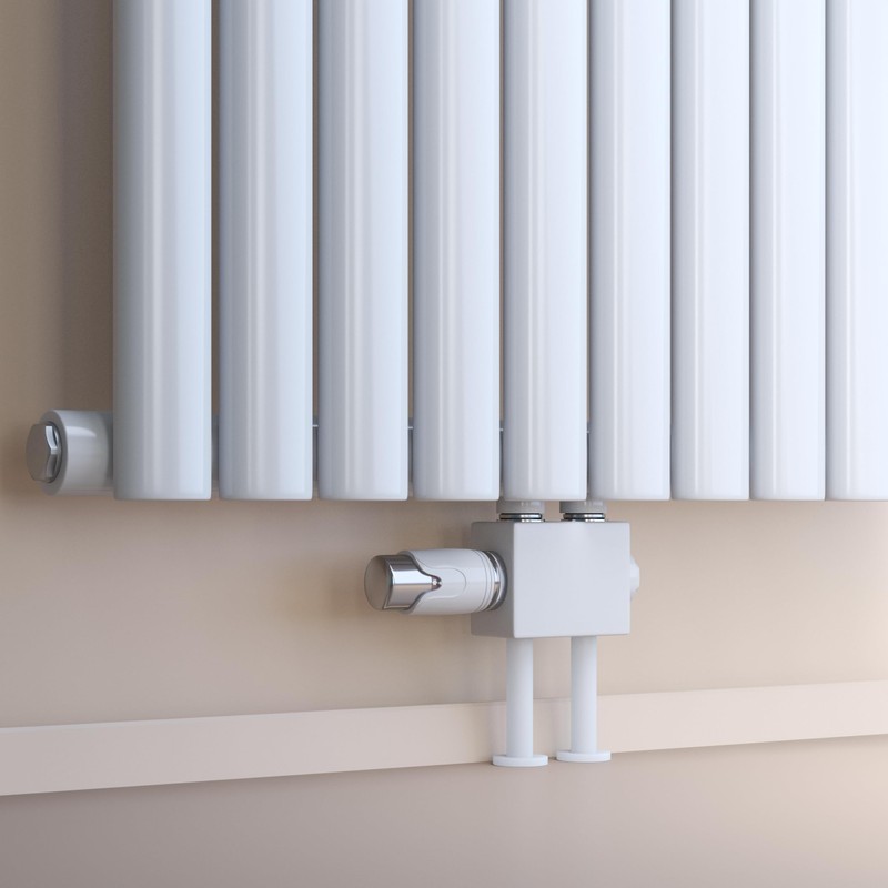 VILSTEIN Radiator Connection Set, Multiblock for Bathroom Radiators, Universal, Centre