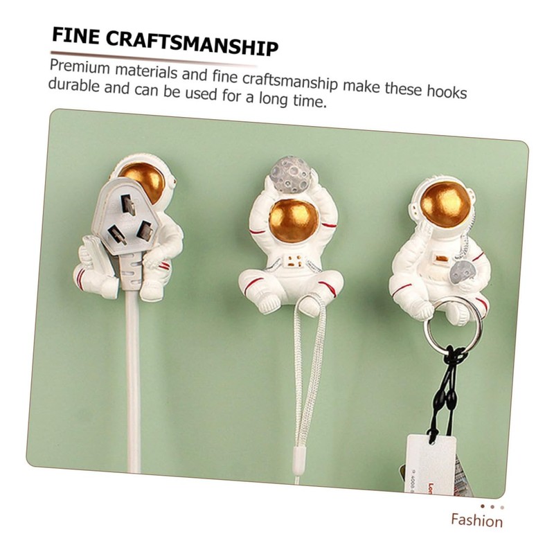 ABOOFAN 2Pcs Creative Cartoon Wall Hooks Adornment Power Plug Hooks
