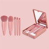 Pinceles de maquillaje Conjunto 5pcs Multi-Function con espejo suave pelo