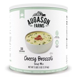 Augason Farms CHEESY BROCCOLI Soup Dinner Can Survival Emergency Storage Food