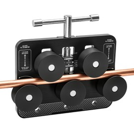 GRDM Tubing Straightener Brake Line Straightening Tool, Aluminum Alloy Pipe Straightener for 3/16"-1.0" Tubes, Compatible with Copper/PEX/Brake Lines (Automotive/Plumbing Use)