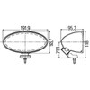 HELLA 1FB 007 892-071 FF/Halogen-Spotlight - Comet FF 300 -
