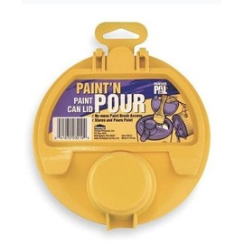 Homax Paint’n Pour Gallon Lids -Mess-Free Store and Pour Spout  Painter's pal